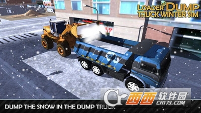 重型建筑卡车雪地模拟手游