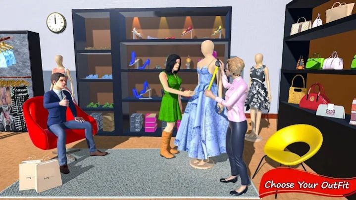 幸福的婚礼家庭梦想3D游戏安卓中文版(Virtual Wedding Happy Family)