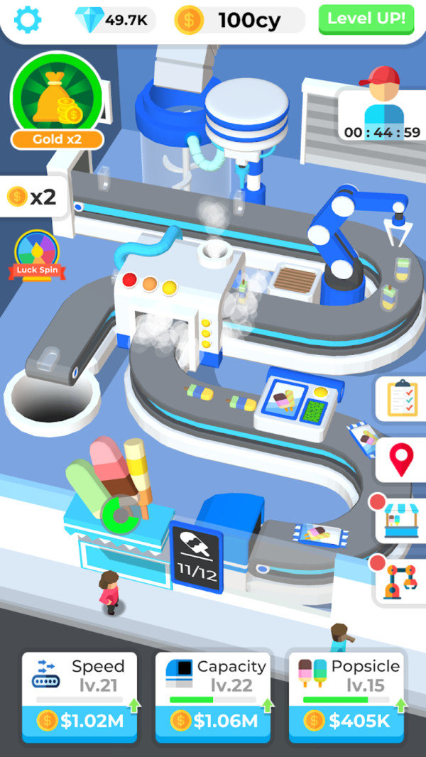 冰棍工厂大亨免费金币免费钻石安卓最新版  v5.0.2