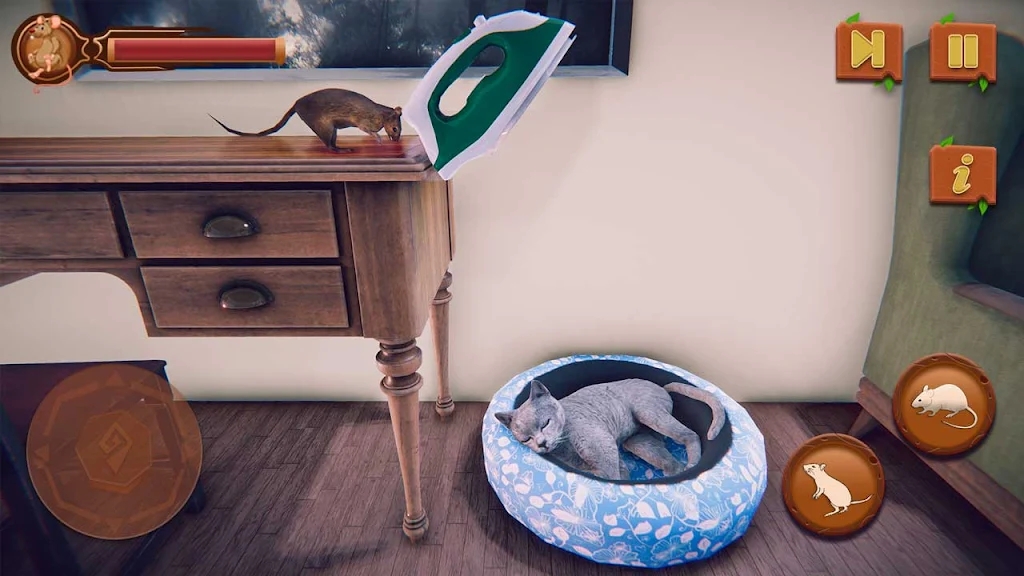 老鼠模拟器猫和老鼠游戏官方版(Mouse Simulator: Cat Mouse)  v5.2.4