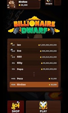 亿万富翁矮人  v1.0.2