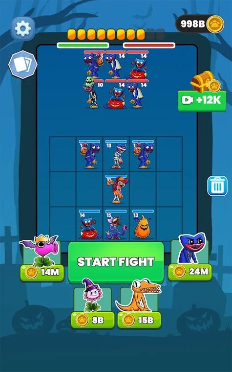 万圣节僵尸合并植物 v1