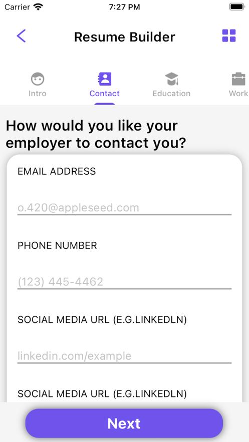简历生成器  V 1.0