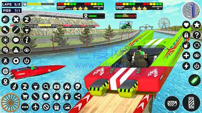 快艇划船比赛JetSkiBoatStuntRacing Game v7.0