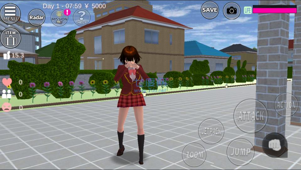 樱花校园模拟器英文版2022最新版 v1.039.07