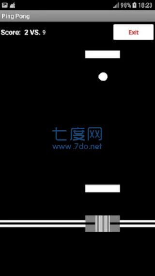 乒乓小球碰撞Ping PongRetro