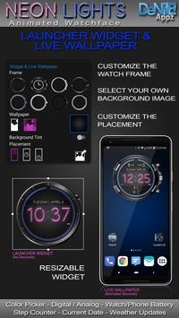 Neon Blue Watch Face