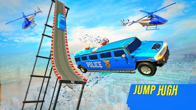 美国警察豪华轿车坡道特技 v10.2