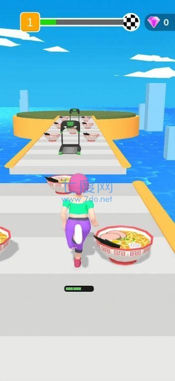 保持身材跑游戏