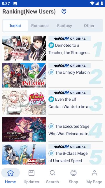 Manga UP  v1.8.0