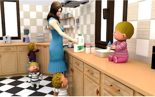 真正的怀孕母亲四胞胎婴儿游戏 v2.3