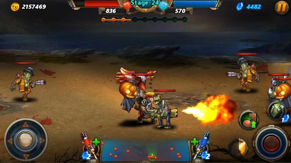 击败僵尸英雄生存内置菜单  v5