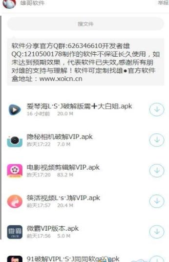 雄哥软件盒子 v8.0