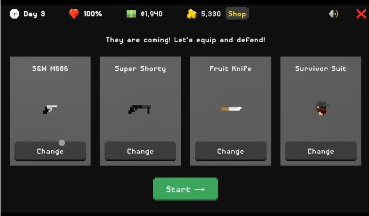 僵尸射击与防御2中文最新版免费金币钞票版  v3.4.4