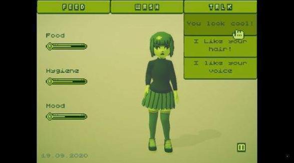 电子女孩不吃饭 v17