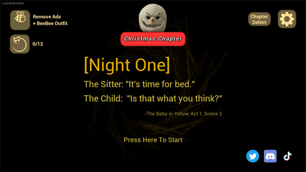黄衣婴儿圣诞节版本最新版(The Baby In Yellow) v1.6.2