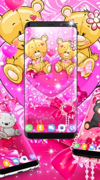 泰迪熊爱心动态壁纸 v3.0.5