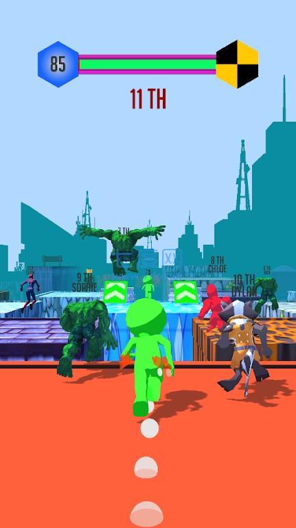 小绿人跑酷游戏