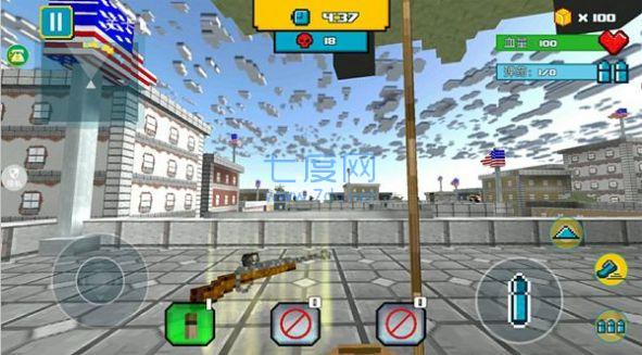 像素战地无尽射击游戏