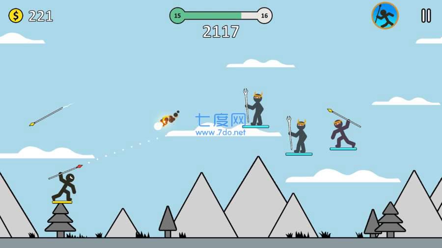 火柴人长矛勇士