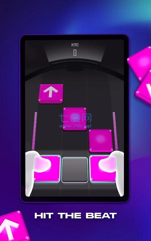 粉色方块敲鼓BEAT DRUM