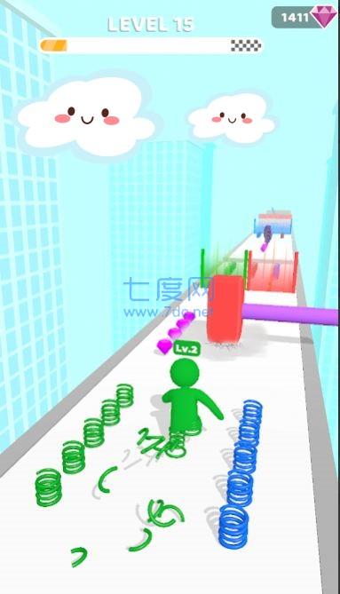 弹簧腿冲刺游戏