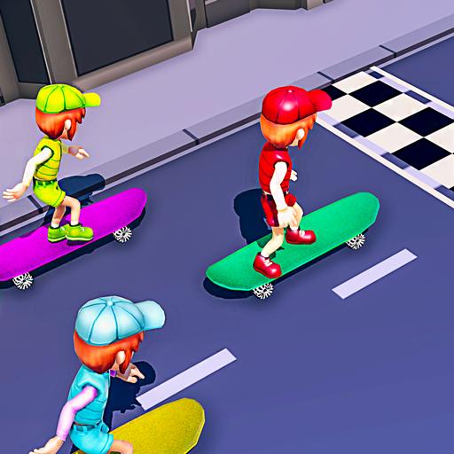 Turbo Skateboard Flip Stars Skater Game 2020(滑板拉什涡轮翻转)