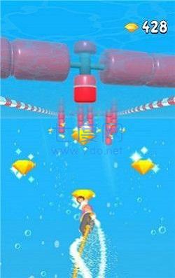 飞行板跑道游戏