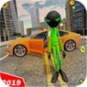 绿火柴人绳索英雄