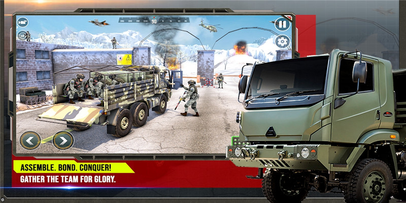 军用卡车模拟驾驶游戏