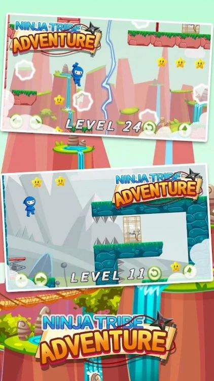 忍者部落冒险游戏安卓最新版(Ninja tribe ad v4.4.4