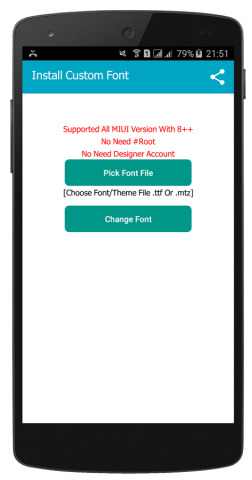 Mi Font Maker (FontToMtz)小米字体修改器 版本:v1.3