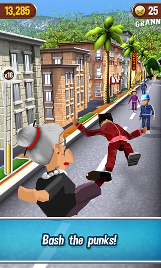 愤怒的老奶奶跑酷 1.23 安卓修改版