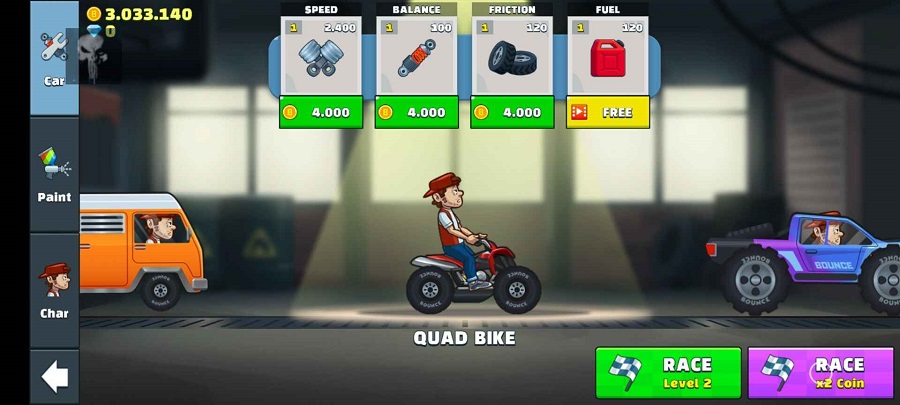 登山越野竞速 内置菜单