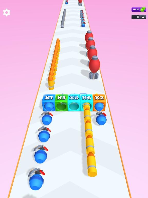 子弹槽跑酷游戏