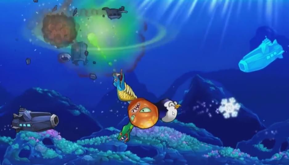 愤怒的八爪鱼免费金币钻石最新版图片1