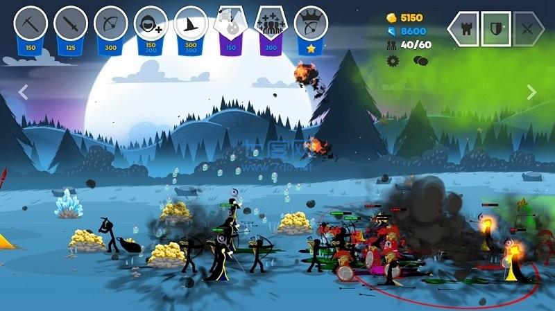 火柴人战争3破解版无限金币 v8.2