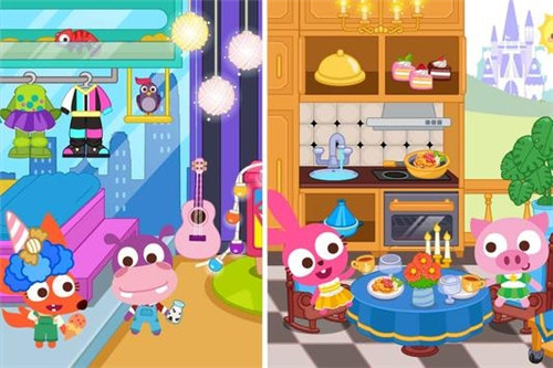 泡泡兔小镇城市全部解锁截图1