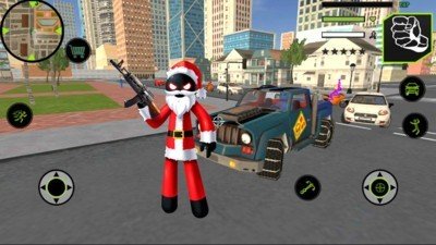 火柴人绳索英雄圣诞版 版本:v1.4