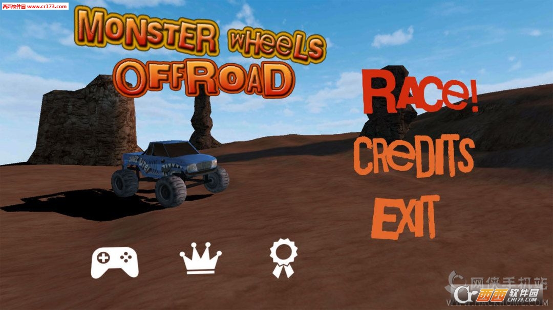 Monster Wheels Offroad(越野怪兽卡车赛越野怪兽卡车赛无限金币钻石修改版) 1.1安卓版