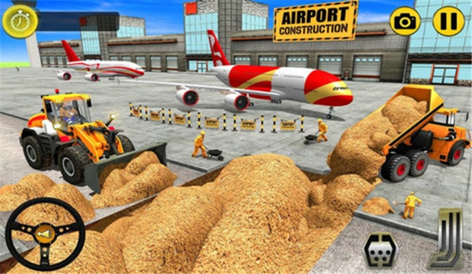 机场施工挖掘机游戏 v1.0.1安卓版