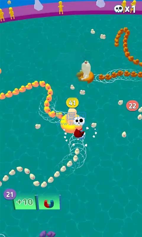 泳池贪吃蛇游戏