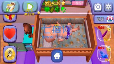 新生宝宝模拟妈妈