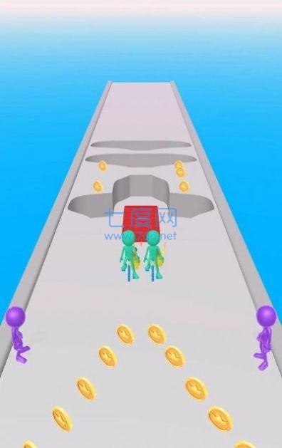 地面挖掘机跑酷游戏