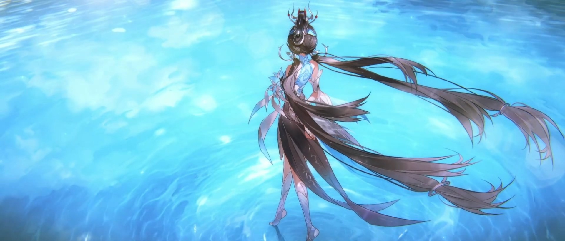 王者荣耀大乔白鹤梁神女壁纸 v1.0