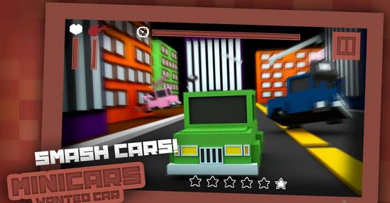 通缉小型汽车(方块赛车) v1.0 安卓版