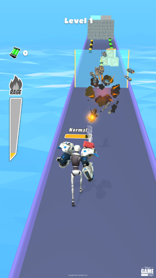 疯狂机器人战士游戏中文版 