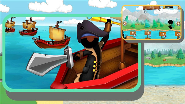 火柴人海上战争最新版 v1.0