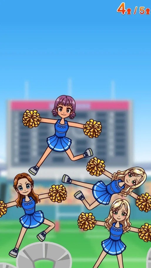 啦啦队叠罗汉游戏中文版(Stack-up Cheerleaders)