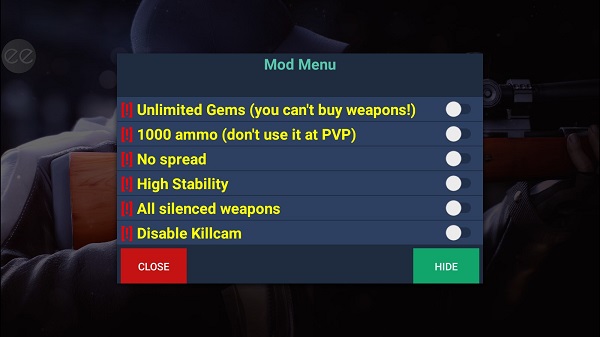 狙击猎手内置修改器最新版下载